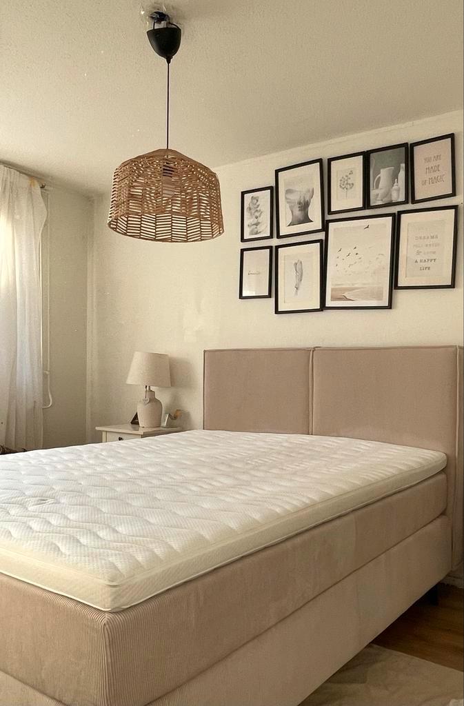 Zgan Arctic Boxspring 160x200 + Topper. 1,5 maand oud, Huis en Inrichting, Slaapkamer | Bedden, Zo goed als nieuw, Tweepersoons