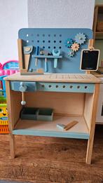 Houten werkbank little dutch, Kinderen en Baby's, Speelgoed | Houten speelgoed, Ophalen, Zo goed als nieuw, Overige typen