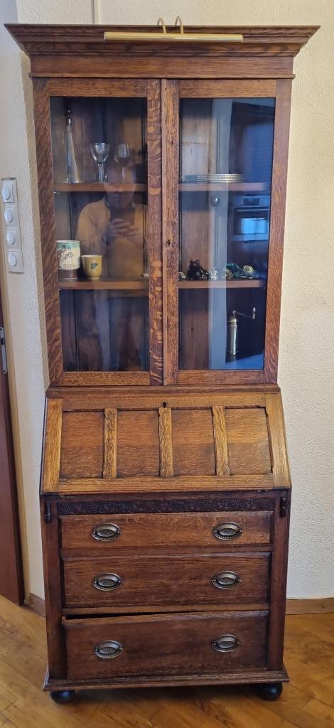 Prachtige antieke secretaire kast, Huis en Inrichting, Kasten | Secretaires, Gebruikt, Ophalen
