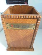 Stofdoekbak kist stofdoekenmand kist, Minder dan 50 cm, Gebruikt, Eikenhout, Minder dan 50 cm
