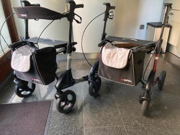 2 Rollators Topro Troja 2G, maat S,  z.g.a.n beschikbaar voor biedingen