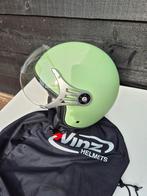 Vinz Scooterhelm Mintgroen Maat S (55-56), Fietsen en Brommers, Ophalen of Verzenden, Zo goed als nieuw, Small, Vinz