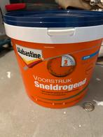 Alabastine voorstrijk +- 4 liter, Doe-het-zelf en Verbouw, Verf, Beits en Lak, Ophalen, Zo goed als nieuw, Wit, Verf