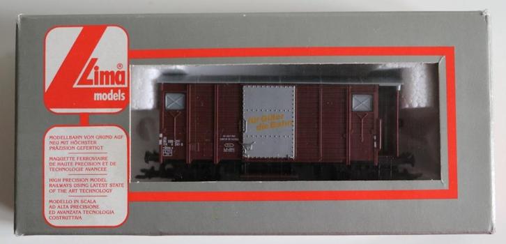 Lima 303546 goederenwagen met bordes type Gklm-v SBB Suisse, Hobby en Vrije tijd, Modeltreinen | H0, Zo goed als nieuw, Overige typen