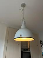 Mat witte eettafel hanglamp rond, Huis en Inrichting, Lampen | Hanglampen, Zo goed als nieuw, Ophalen