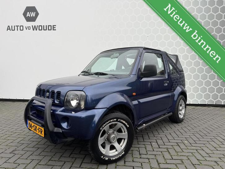 Suzuki Jimny 1.3 JX 4WD Cabrio Trekhaak Bluetooth NAP, Auto's, Suzuki, Bedrijf, Te koop, Jimny, 4x4, Airbags, Airconditioning