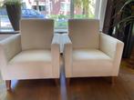2 Witte Fauteuils, Ophalen, Hout, Gebruikt, Modern klassiek
