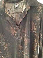 Naiz Blouse Travelstof Maat M, Maat 38/40 (M), Bruin, Iz Naiz, Ophalen of Verzenden