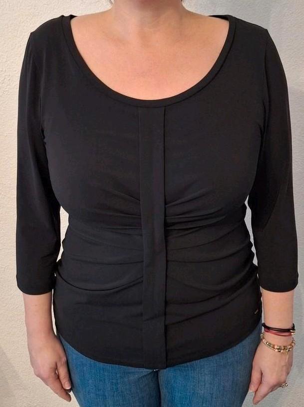Claudia Sträter blouse top tshirt travelstof kleding mode 40, Kleding | Dames, Tops, Zo goed als nieuw, Maat 38/40 (M), Zwart