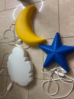 IKEA Drömsyn Lampen Set - Maan, Ster, Wolk, Ophalen of Verzenden, Zo goed als nieuw, Kunststof, Minder dan 50 cm