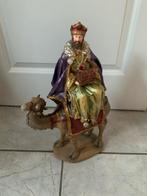 Prachtig beeld koning met kameel.kerst, Verzamelen, Beelden en Beeldjes, Ophalen of Verzenden, Zo goed als nieuw