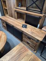 Mooie mangohouten tv kasten te koop, Ophalen, Zo goed als nieuw, 25 tot 50 cm, Minder dan 100 cm