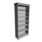 Ikea LIATORP boekenkast 215x90x34 cm, grijs, Huis en Inrichting, Kasten | Boekenkasten, Ophalen of Verzenden, Zo goed als nieuw