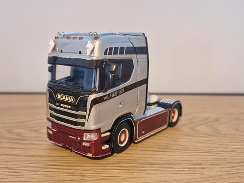 Samengestelde B-keuze WSI Scania NextGen, v.d. Heijden, Hobby en Vrije tijd, Modelauto's | 1:50, Gebruikt, Bus of Vrachtwagen