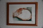 Afdruk poezen, Ophalen, Zo goed als nieuw, Schilderij, Minder dan 50 cm