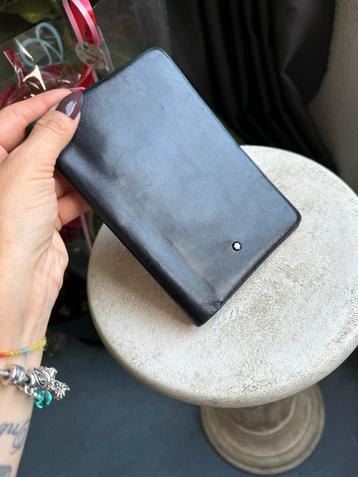 Montblanc Kaarthouder leer. Wallet for bank checks and cards beschikbaar voor biedingen