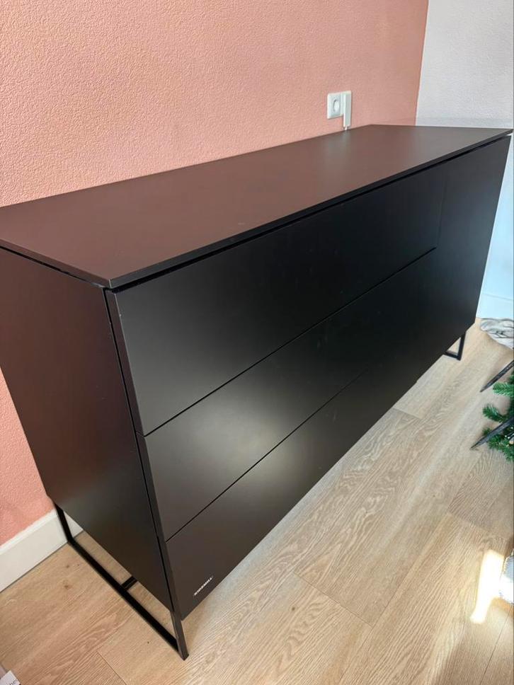 Zwarte commode Kidsmill Modular 2 XL, Kinderen en Baby's, Kinderkamer | Commodes en Kasten, Gebruikt, 90 tot 105 cm, 100 cm of meer