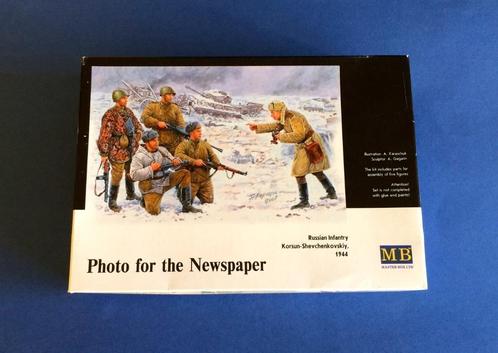 MASTERBOX 3529 Russian Infantry 1944 Photo 1/35, Hobby en Vrije tijd, Modelbouw | Figuren en Diorama's, Nieuw, 1:35 tot 1:50, Ophalen of Verzenden