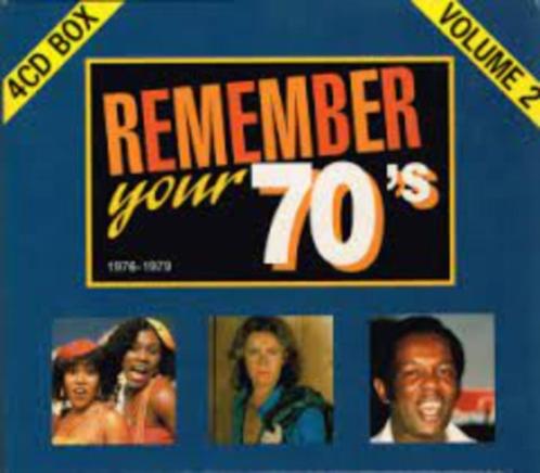 Remember Your 70's Volume 2 (1976-1979 ) Originele 4CD.!, Cd's en Dvd's, Cd's | Verzamelalbums, Nieuw in verpakking, Pop, Boxset