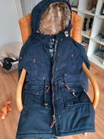 dames winter jas, Ophalen, Gedragen, Blauw