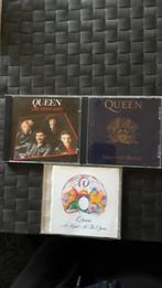 QUEEN, 3 CD'S, GREATEST HITS 1 & 2 EN A NIGHT AT THE OPERA, Ophalen of Verzenden, Zo goed als nieuw, Poprock