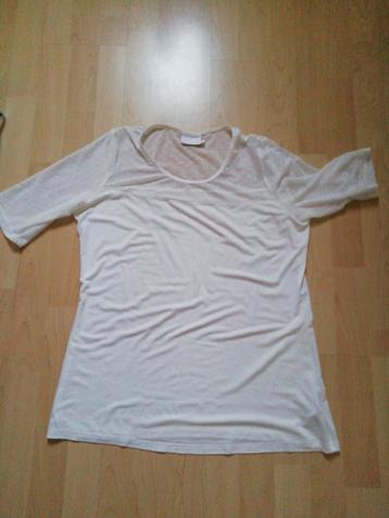 Ivoorkleur Kaffe shirt, maat XL  beschikbaar voor biedingen