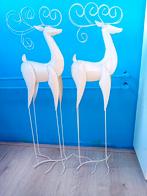 2x groot hert rendier 80cm kerst decoratie, Diversen, Kerst, Ophalen of Verzenden, Gebruikt