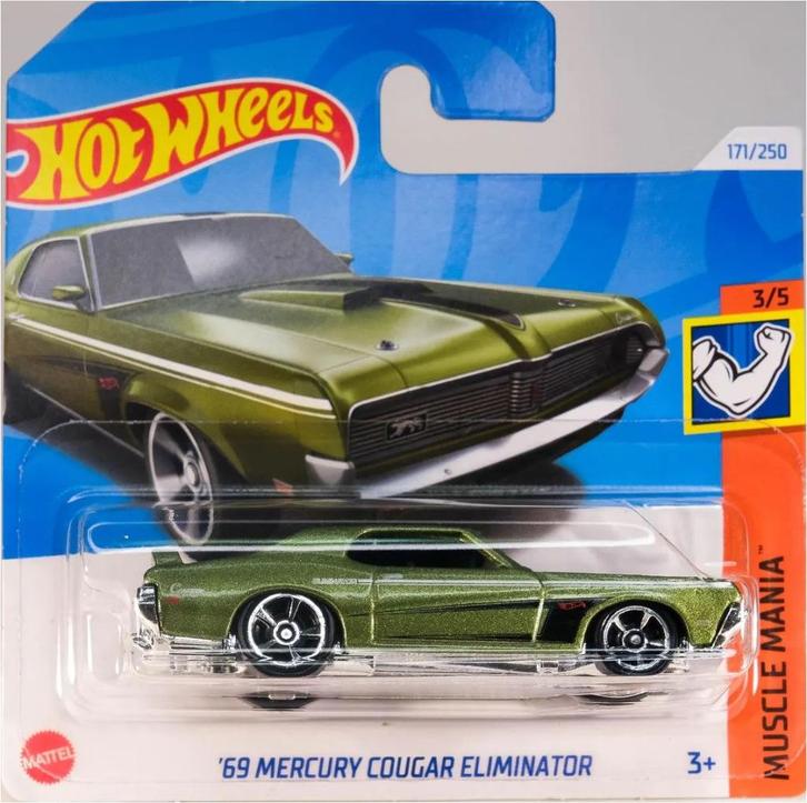 2024 Hot Wheels '69 Mercury Cougar Eliminator, Kinderen en Baby's, Speelgoed | Speelgoedvoertuigen, Nieuw, Ophalen of Verzenden