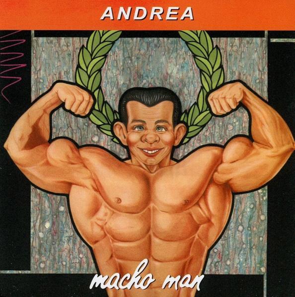 ANDREA CD MACHO MAN + I'M A LOVER zeldzaam, Cd's en Dvd's, Cd's | Pop, Zo goed als nieuw, 1980 tot 2000, Ophalen of Verzenden