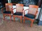 horeca/café restaurant stoelen en tafels, Ophalen, Gebruikt, Bruin, Hout