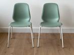 2 zachtgroene Ikea eetkamerstoelen, Huis en Inrichting, Ophalen, Twee, Overige kleuren, Zo goed als nieuw