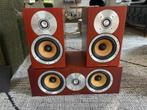Bowers en Wilkins B&W CM1 en CM Centre kleur rosenut, Ophalen, Gebruikt, 60 tot 120 watt, Bowers & Wilkins (B&W)