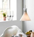 Witte Nordlux trompet hanglamp., Huis en Inrichting, Ophalen of Verzenden, Zo goed als nieuw, Minder dan 50 cm
