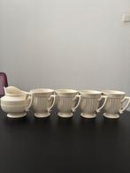 Empire kopjes en melkkan, Huis en Inrichting, Gebruikt, Ophalen of Verzenden, Overige stijlen, Kop(pen) en/of Schotel(s)