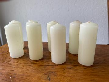 8 Kaarsjes Kleur: Wit 'Jaren 70' Nieuw beschikbaar voor biedingen