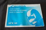 Honda SFX50 1996  scooter instructie boekje SFX 50, Ophalen of Verzenden, Gebruikt