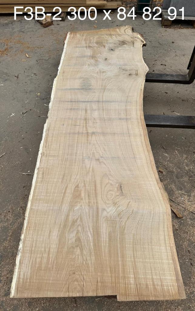 Schaaldeel eiken, tuintafel blad, boomstamtafel eik massief, Doe-het-zelf en Verbouw, Hout en Planken, Nieuw, Plank, Eiken, 300 cm of meer