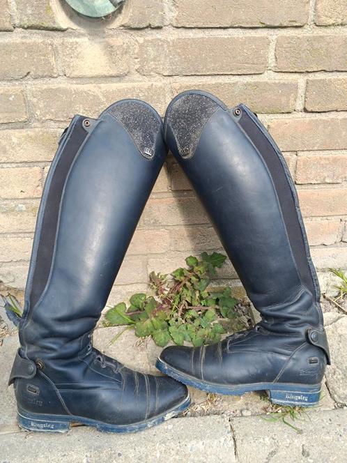 Kingsley rijlaarzen 38,5 dblauw, Dieren en Toebehoren, Paardrijkleding, Gebruikt, Schoeisel, Dressuur, Ophalen of Verzenden
