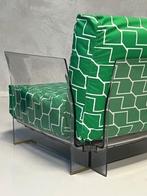 Kartell Pop fauteuil Piero Lissoni design lounge stoel groen, Stof, Gebruikt, Kartell, 75 tot 100 cm