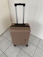 Medium Formaat Koffer Donker Beige, Sieraden, Tassen en Uiterlijk, Koffers, Ophalen, Gebruikt, 50 tot 60 cm, Hard kunststof