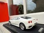 1:18 Ferrari 360 Modena Gloss White 1999 BBR P18172C / JJTOP, Hobby en Vrije tijd, Modelauto's | 1:18, Overige merken, BBR, Auto