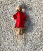 Antroposofisch kiekeboe pop op stok !, Kinderen en Baby's, Speelgoed | Poppen, Ophalen of Verzenden, Zo goed als nieuw, Babypop