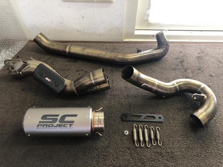 SC Project CR-T uitlaatsysteem Ducati Hypermotard 821 13-16, Motoren, Onderdelen | Ducati, Gebruikt, Verzenden