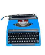 Blauwe vintage typemachine Sperry Remington TenTwenty blauw, Diversen, Typemachines, Gebruikt, DJT, Ophalen of Verzenden, DJT
