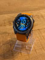 Garmin Fenix 8 | 51mm | Amoled Sapphire | Zeer Nette Staat!, Sieraden, Tassen en Uiterlijk, Sporthorloges, Ophalen, Oranje, Zo goed als nieuw