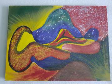 Acryl schilderij beschikbaar voor biedingen