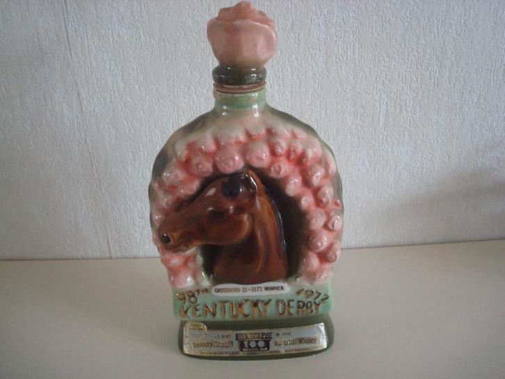 Kruik Kentucky Derby Bourbon Whiskey, Verzamelen, Merken en Reclamevoorwerpen, Zo goed als nieuw, Gebruiksvoorwerp, Ophalen of Verzenden