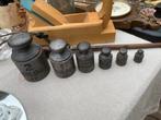 Antieke gewichtjes set, Antiek en Kunst, Ophalen of Verzenden