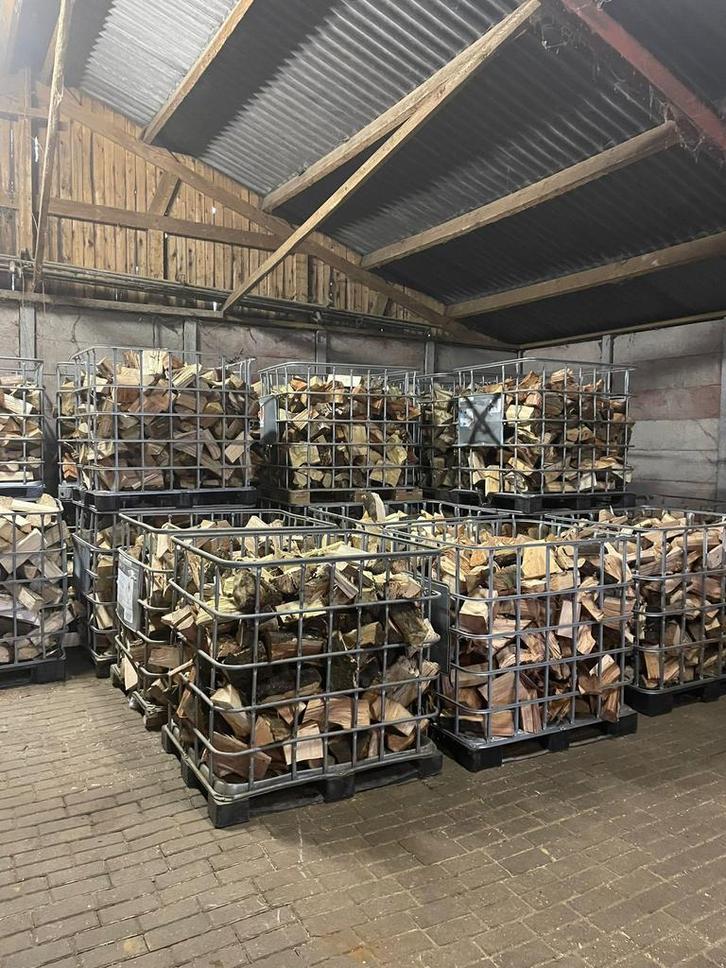 Eik mix. Haardhout. Gelijk te stoken!!, Tuin en Terras, Haardhout, Blokken, Essenhout, 6 m³ of meer, Ophalen of Verzenden