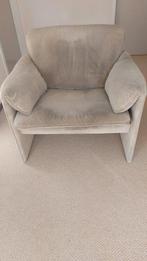 Fauteuil/stoel, beige stof, LEOLUX ,model Bora Bora, Huis en Inrichting, Fauteuils, Ophalen, Gebruikt, 75 tot 100 cm, Bora Bora